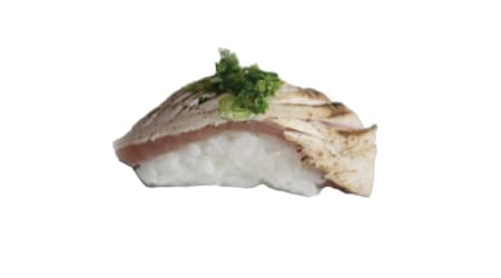 28. Flamed Tuna Sushi (Cuit)